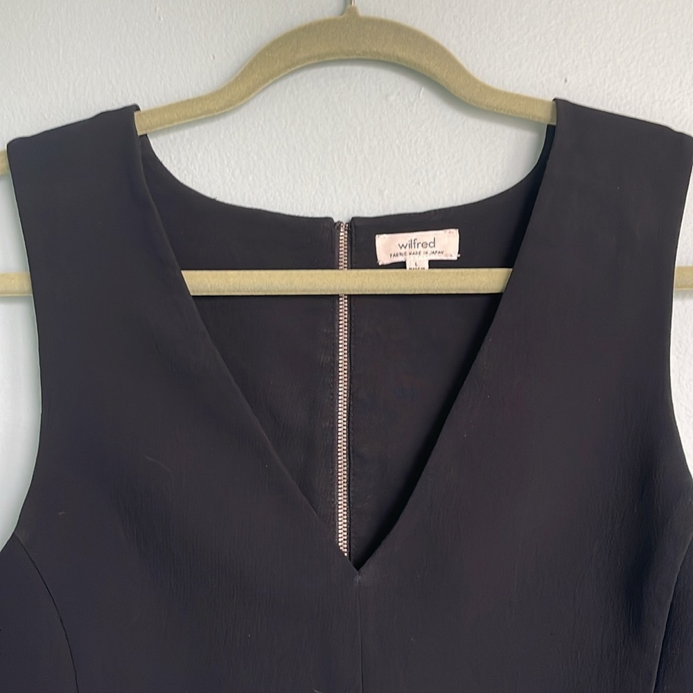 Black cropped tank top - Picture 2 of 5